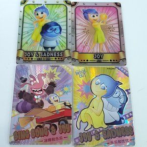 Inside Out Complete 4 Card Set Disney 100 Pixar 37th Anniversary Oscars Trading